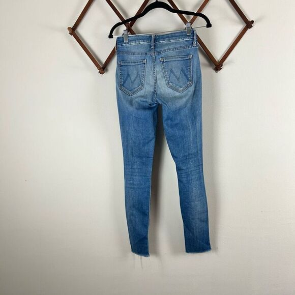 MOTHER Looker Ankle Fray Jeans Birds of Paradise Size 25 GUC D97 - Picture 5 of 8